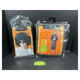 Afro Wig and Brown Robe Halloween Costumes