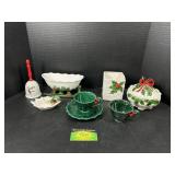 Lefton Christmas Dishware and Decor
