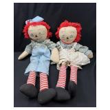 Raggedy Anne and Andy Dolls
