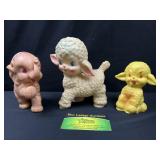 Rubber squeaker toys