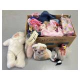 Dolls, doll Clothes, and more