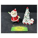 Vintage Christmas Salt and Pepper Shakers