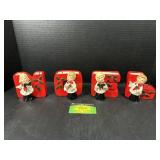 Inarco Noel Christmas Caroler Wall Planters