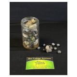 Small Jar Of Rocks & More