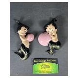 Wall Hanging Mermaids and bubbles