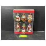 St Nicholas Blown Glass Christmas Ornaments