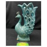 Peacock vase