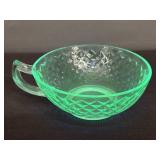 Blue Glass Uranium Bowl