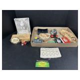 Tins, Buttons, and More