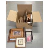 Picture frame some with prints in them