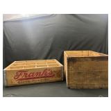 Franks quality beverages wooden storage and