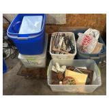 Totes of Decor, Craft Supplies, and More