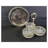 Silver Plated FHA Chapter Parents Plate and Cut