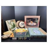 Dolphin round server, Boston Warehouse Chip & Dip