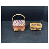 2 Small Longaberger Baskets
