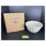 Longaberger Blue Large Mixing Bowl