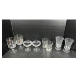 Large Box of Vintage Glass Ware