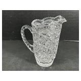 Crystal Cut Glass Pitcher