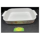 Corning Ware Peach Floral A-21-B-N 12"