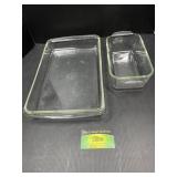 Pyrex glass lasagna & bread dish