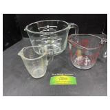 Pyrex & Anchor Hocking glass measuring cups1