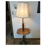 Side Table With Built In Lamp