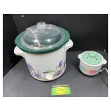 Rival stoneware slow cooker with removable crock