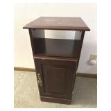 Small End Table with Cabinet
