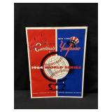 Cardinals-Yankees 1964 World Series Programs