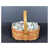 Longaberger with red accents and liner