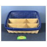 Longaberger Angled Media Basket