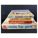 Operation, Mouse Trap, and More Board Games