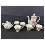 Floral Design Tea Set