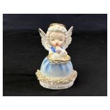Vintage Birthday April Angel Figure