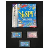 Gameboy Advanced I Spy, Risk, Ker Plunk, and more