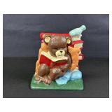 Teddy Bear Cast Iron Book End