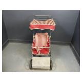 Vintage Baby Stroller with Topper