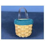 Longaberger small rounded hanging basket