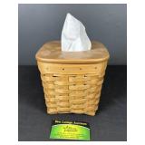Longaberger Tissue Box Holder basket