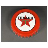 Texaco Metal Bottle Cap Sign