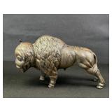 Cast Iron Buffalo Statue