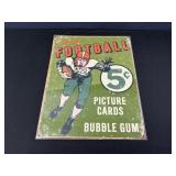 TOPPS Football Advertising Sign