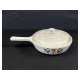 Corning Ware Country Festival Skillet with Pyrex