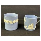 2 Small Wedgwood Blue Mug and Cup