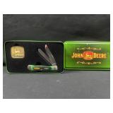 John Deere case pocket knife and collector piece