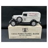 ERTL 1932 Route 66 Ford Panel Coin Bank