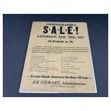 Antique Administrator Sale Advertising