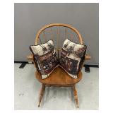 Barrel Back Rocking Chair