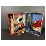 Vintage Ken and Barbie Dolls with Carrying Case