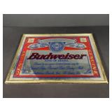 1997 Budweiser "King of Beers" advertising mirror